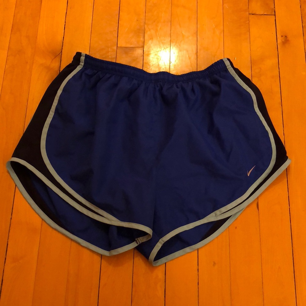 Blue Nike shorts